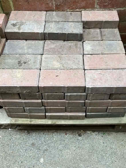 Photo of free Recycled red/grey paving blocks (Cookridge LS16) #1