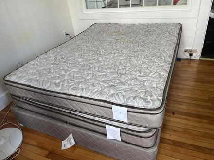 Photo of free Two Mattresses with One Box Spring (Amherst Center) #1