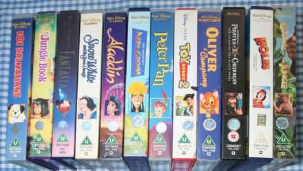 Photo of free Walt Disney animated classics collection on VHS plus others (Barrow upon Soar LE12) #1