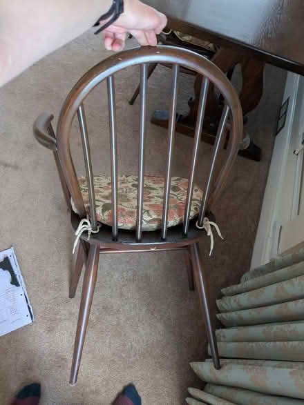 Photo of free Dining table and four bentwood chairs (Ulverley Green B92) #3