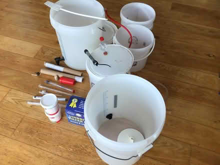 Photo of free Home brew buckets and accessories (Hastings TN34) #3