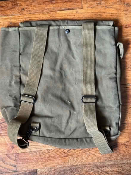 Photo of free Army Green Backpack (Clason Point Bronx NY) #2