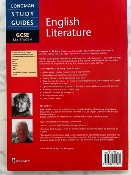 Photo of free GCSE English literature study book (Westbrook WA5) #2