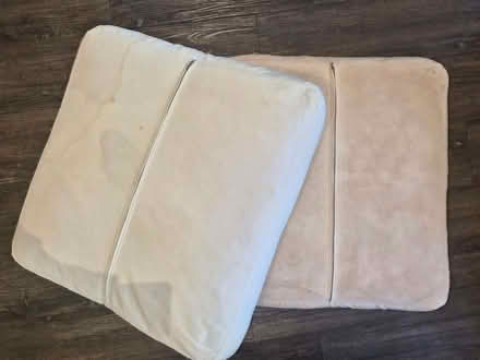 Photo of free feather filled sofa seat cushions (Marylebone W1G) #1