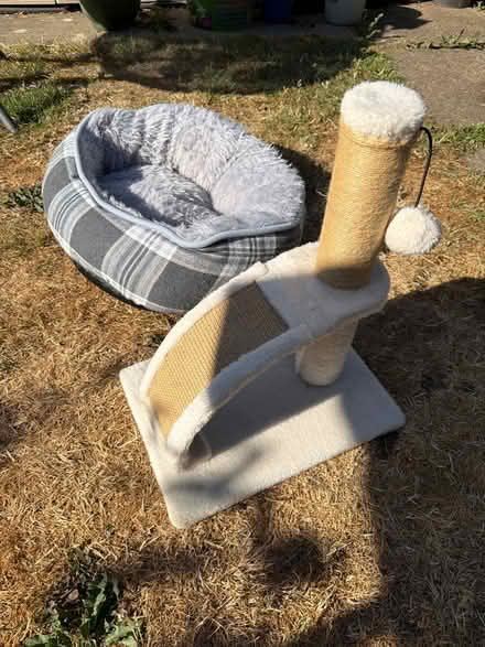 Photo of free Cat bed and scratch post (Wigston LE18) #1