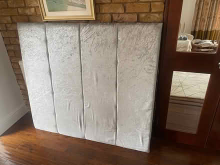 Photo of free Double bed headboard (Wa10 3bh) #3