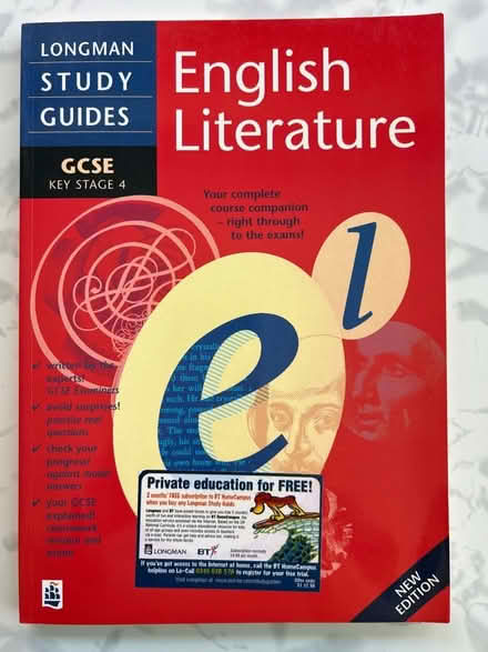 Photo of free GCSE English literature study book (Westbrook WA5) #1