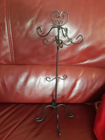 Photo of free Black metal jewellery stand (Malvern WR14) #1