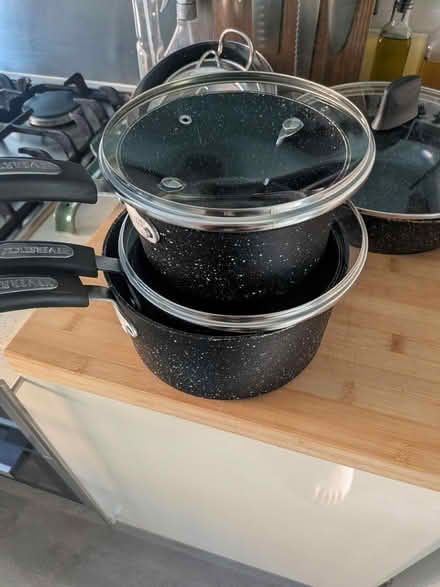 Photo of free Non stick pots, bowls, sieves (Orton Goldhay PE2) #2