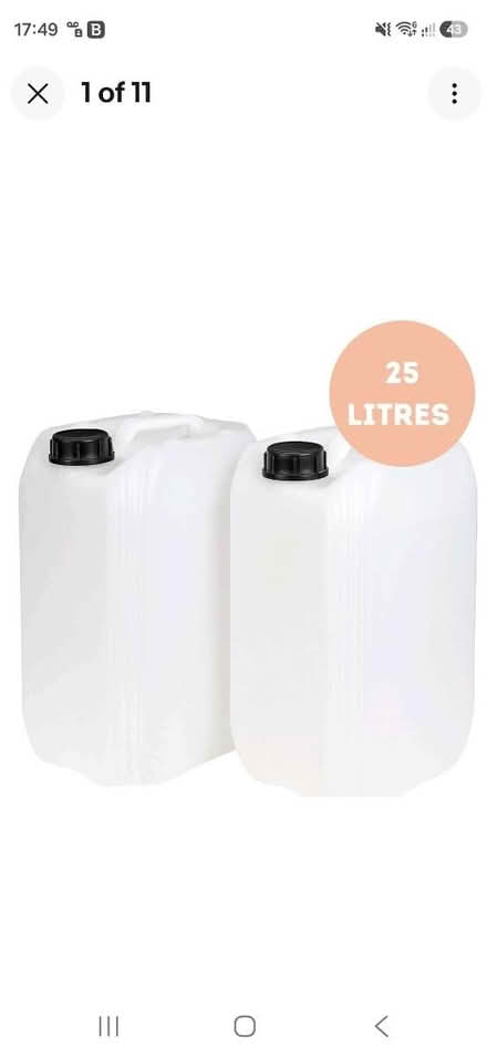 Photo of 25ltr water drums (Eastbourne BN22) #1