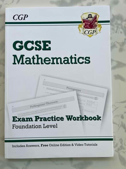 Photo of free CGP GCSE maths workbook (Westbrook WA5) #1