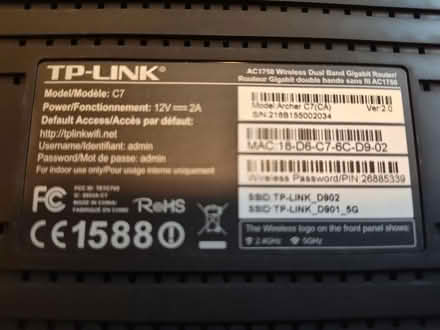 Photo of free Wireless Router (etobicoke) (West Etobicoke (bloor/427)) #2