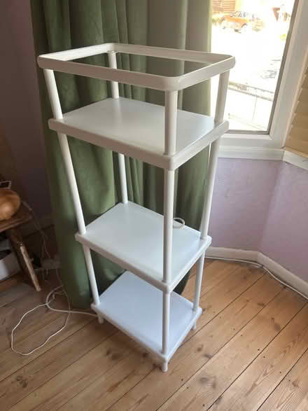 Photo of free White metal shelves (Wadsley S6 4) #1