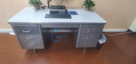 Photo of free 6 Executive Desks & 2 Metal Desks (SW Baltimore (W Balto St/MLK)) #2