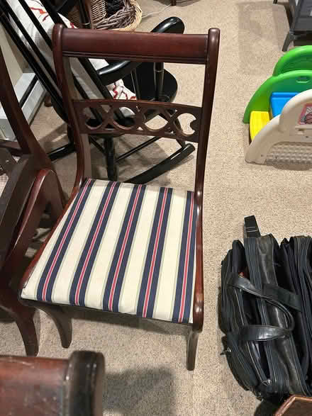 Photo of free 4wooden chair. One sofa table (New canaan ct) #1