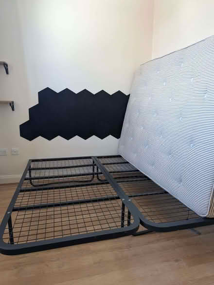 Photo of free Black Metal Platform Bed Frames | 2 Singles / Combine-Double (Balham SW12) #1