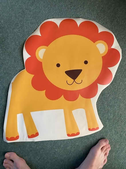 Photo of free Large lion sticker 🦁 (Purbrook PO7) #1