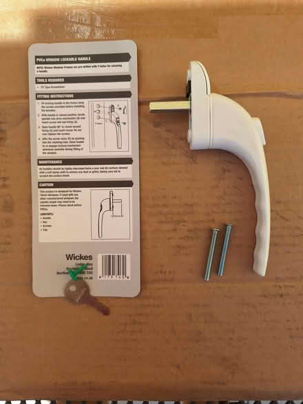 Photo of free Wickes PVCu window handle. (Wokingham RG40) #1