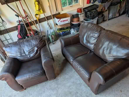 Photo of free Love seat and arm chair (Kildeer, IL) #1