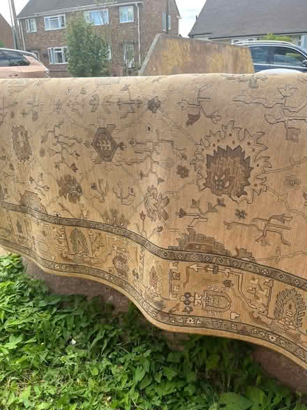 Photo of free Brown / cream rug (Malvern Link WR14) #1