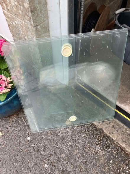 Photo of free 4 glass cabinet doors (Weston Park BA1) #1