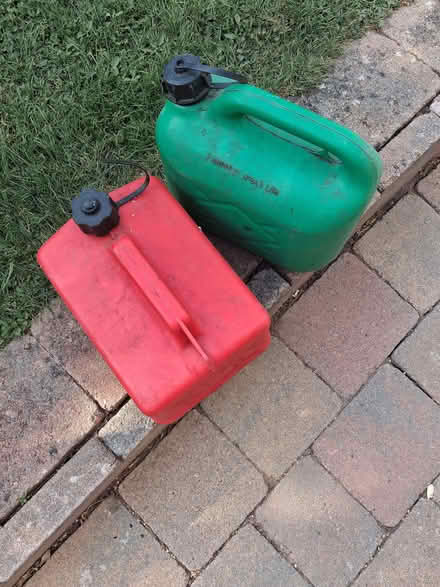 Photo of free 2 Petrol cans (Brickhill MK41) #1