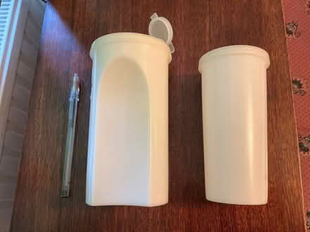 Photo of free 2 plastic containers (Walkley S6) #1