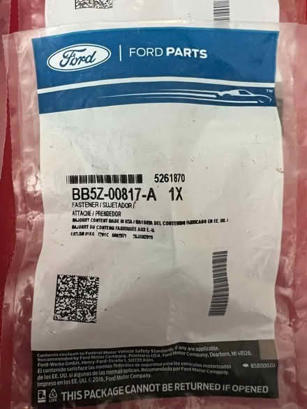 Photo of free Genuine Ford OEM fasteners & Clips (South Canton) #2
