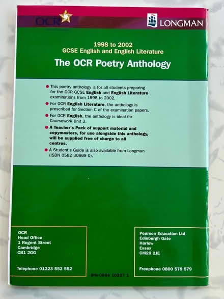 Photo of free OCR poetry anthology (Westbrook WA5) #2