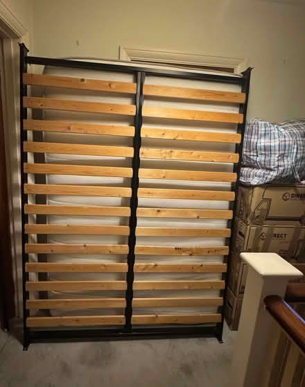 Photo of free Bed frame (double) (Caterham CR3) #4