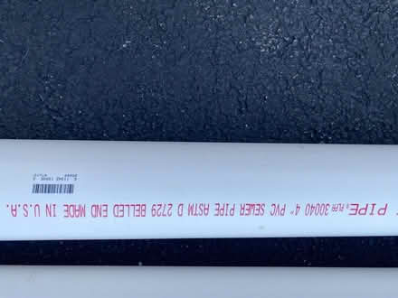Photo of free 3 new sewer pipes (East Centreville) #2