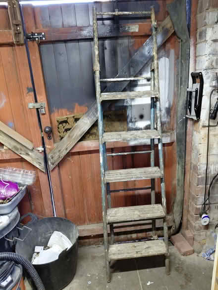 Photo of free Metal step ladder (Eastham CH62) #1