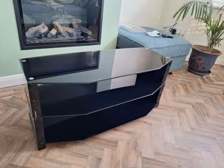 Photo of free Black Glass TV Stand (Ramsgate CT11) #1