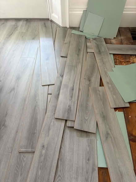 Photo of free Grey engineered floor (reclaimed) (Westbourne Green W2) #3