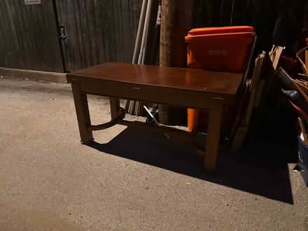 Photo of free Wooden table (South Loop) #2