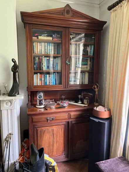 Photo of free glazed book case on cupboard (Chichester PO20) #1