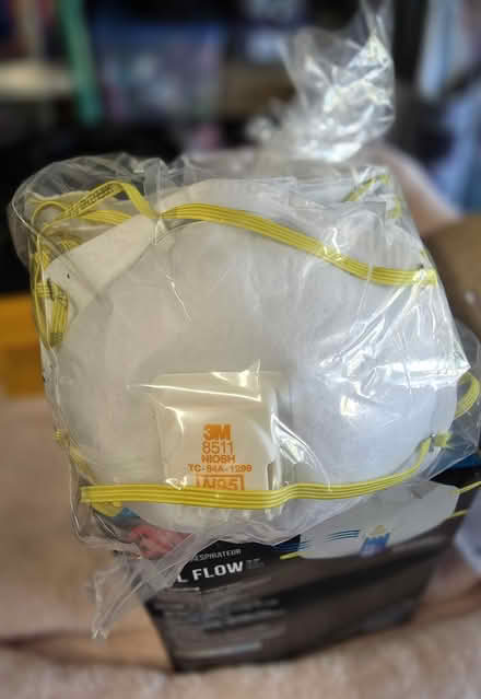 Photo of free 3M N95 cool flow respirator (cupertino near library) #2