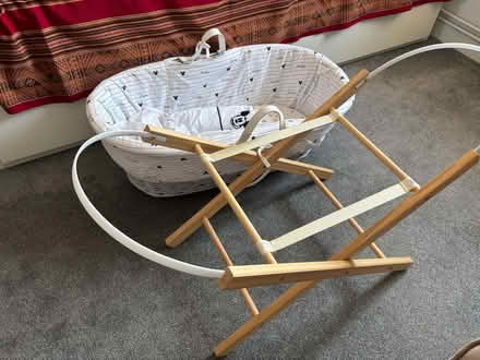 Photo of free Baby Moses basket and stand (Eynesbury PE19) #1