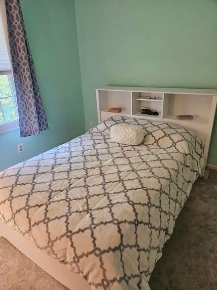 Photo of free Double bed with headboard (Meadowbrook Farms) #1