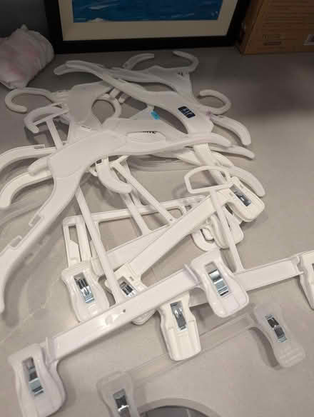 Photo of free Plastic hangers (63rd& main, DG) #1