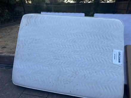 Photo of free Double mattress and bed frame box (Norbury CR7) #1
