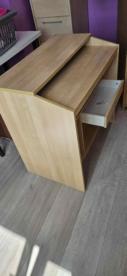 Photo of free Light oak coloured computer desk (Downham BR1) #1