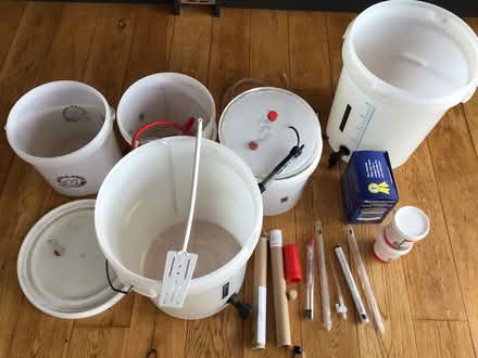 Photo of free Home brew buckets and accessories (Hastings TN34) #1