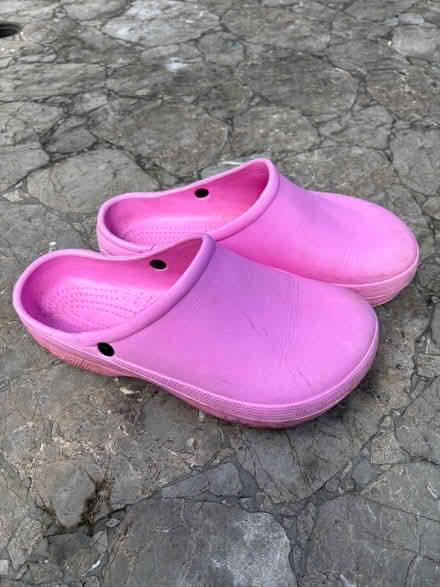 Photo of free Pink croc style clogs (Egerton Park CH42) #1