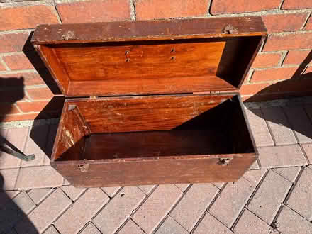 Photo of free Good size wooden chest (Tinshill LS16) #2