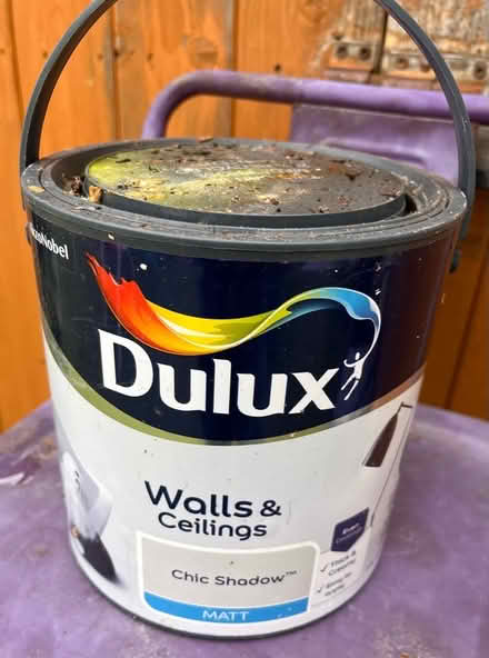 Photo of free Full tin of emulsion paint (Fairfield LA1) #3