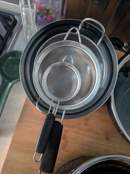 Photo of free Non stick pots, bowls, sieves (Orton Goldhay PE2) #4