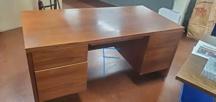 Photo of free 6 Executive Desks & 2 Metal Desks (SW Baltimore (W Balto St/MLK)) #3