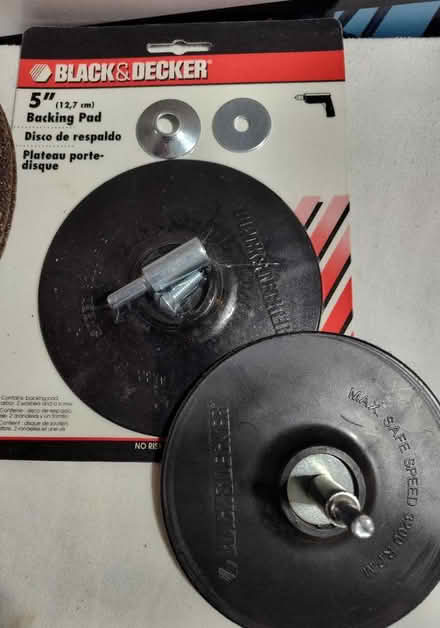Photo of free Sandpaper Discs and Backing Pads (Saugus) #2