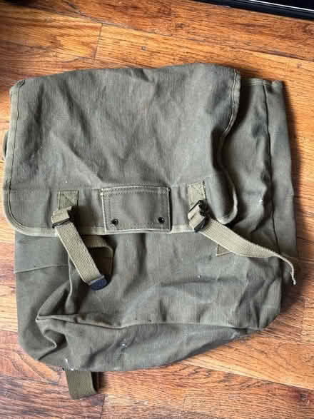 Photo of free Army Green Backpack (Clason Point Bronx NY) #1